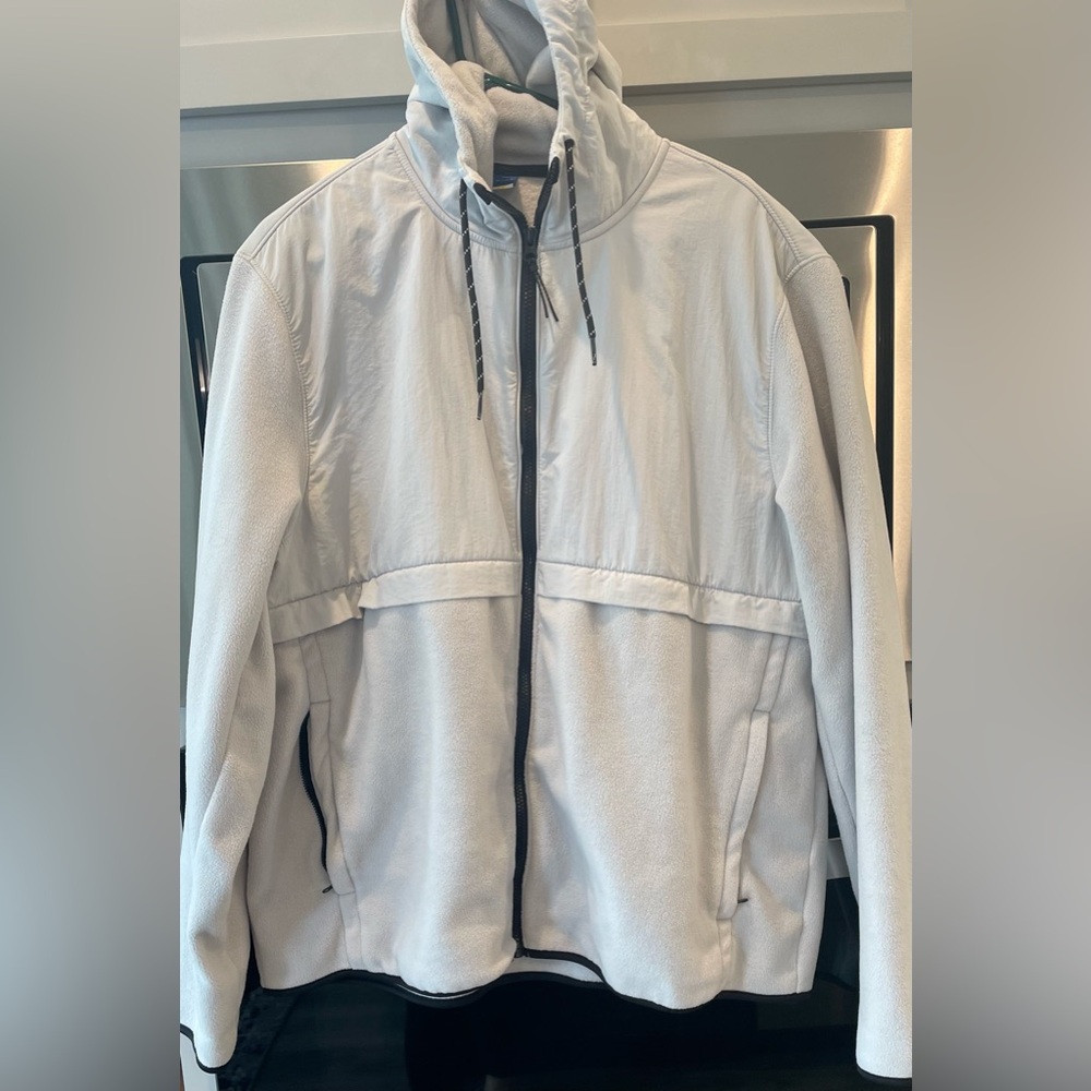 Old Navy Light Gray Windbreaker Jacket